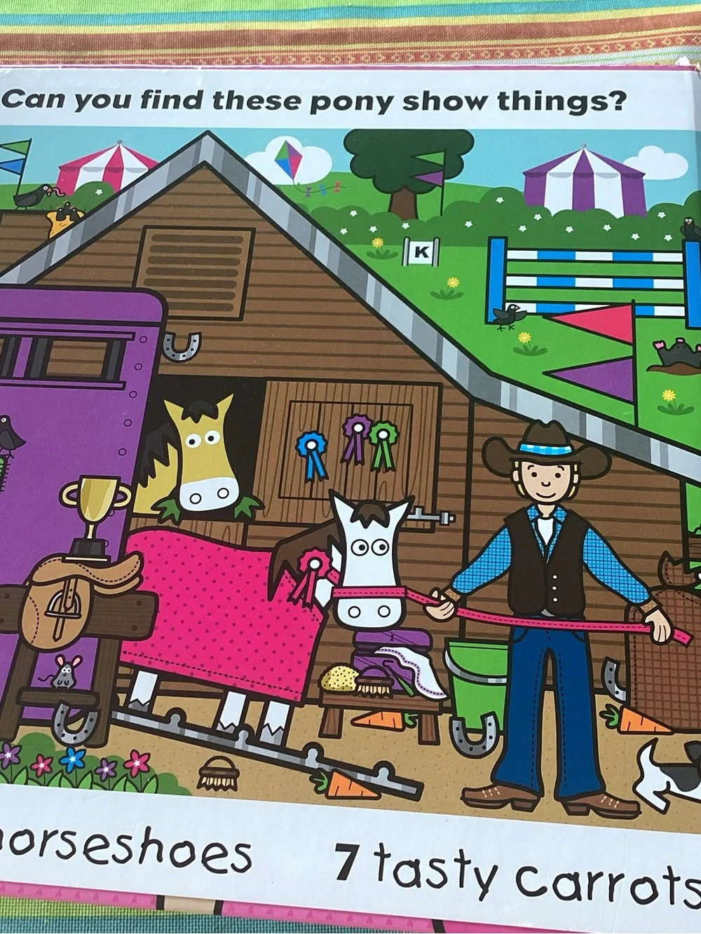 Treasure Hunt for Girls - Search & Count Activity Book - copyright 2010